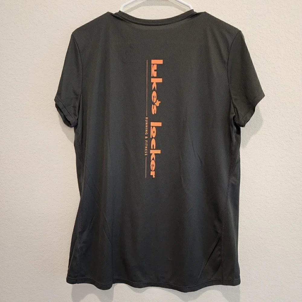 Nike Dri-Fit black T-shirt Texas Luke's Locker Logo Activewear Gym Workout
